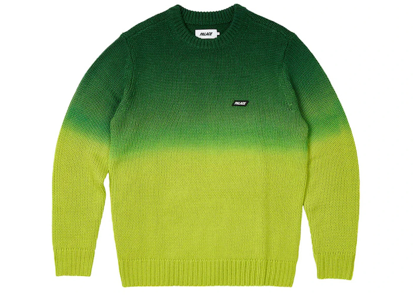 Palace Gradient Dye Rib Knit Green