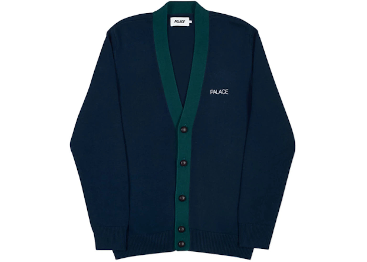 Palace Gramp Ting Cardigan Navy/Green