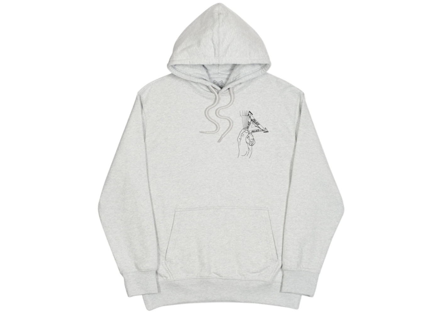 Palace Grand Master Hood Grey Marl