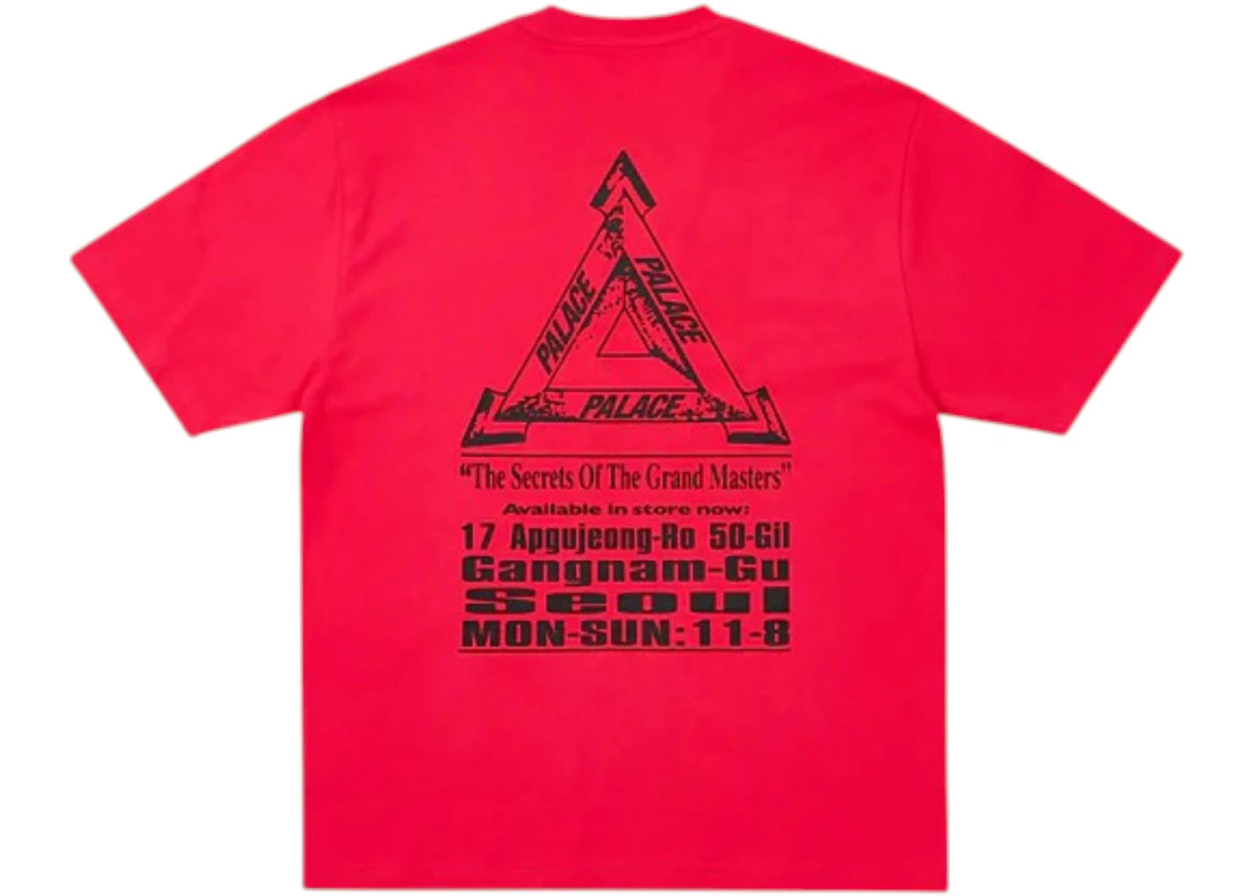 Palace Grand Master T-shirt (FW25) Truest Red