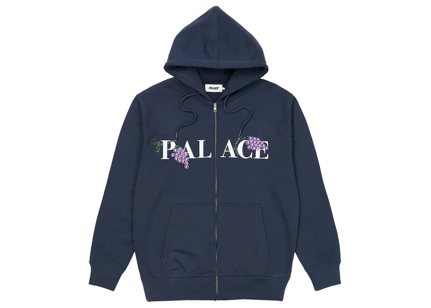 Palace Grape Zip Hood Navy