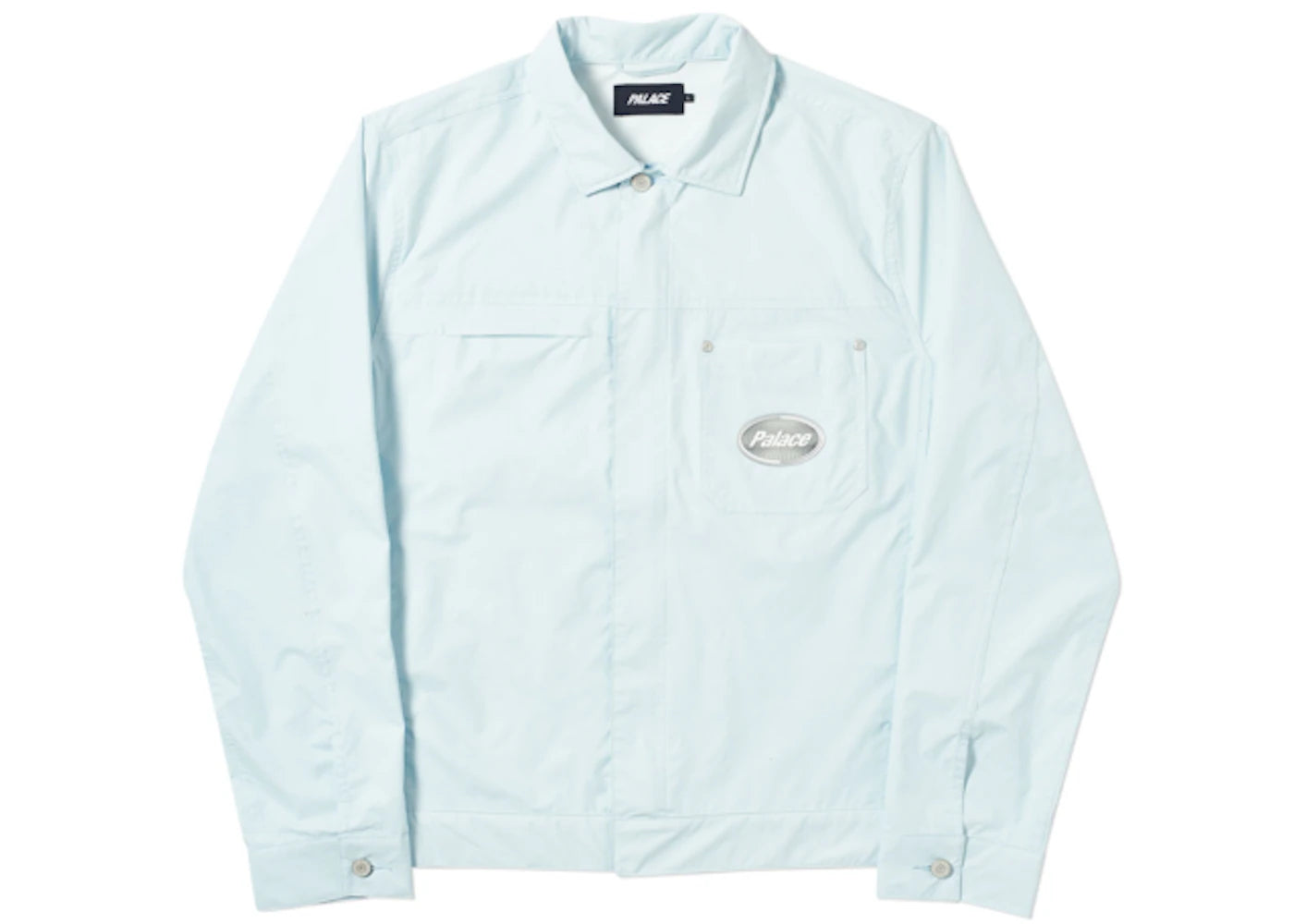 Palace Griddle Shell Jacket Light Blue