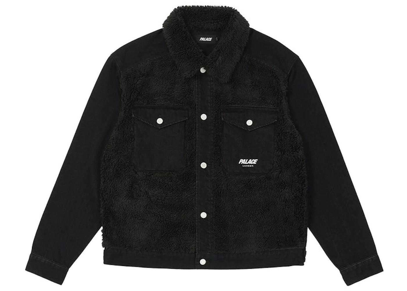 Palace Grizzly Denim Jacket Black