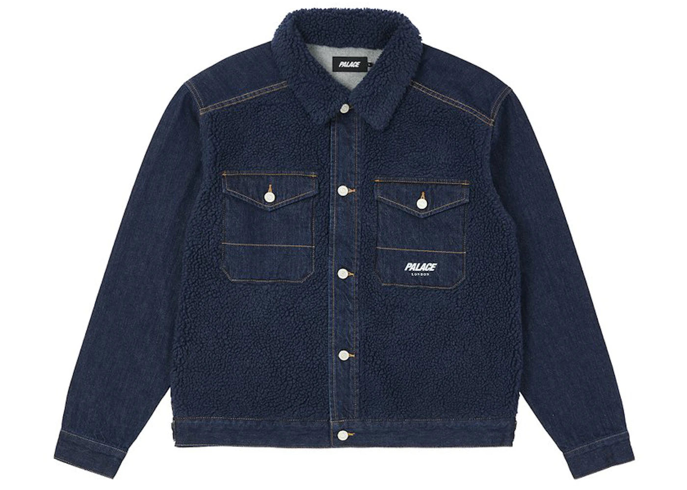 Palace Grizzly Denim Jacket Indigo