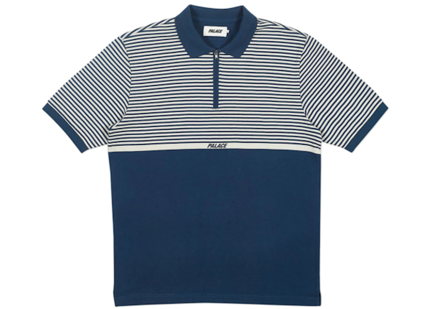 Palace H Stripe Polo Blue