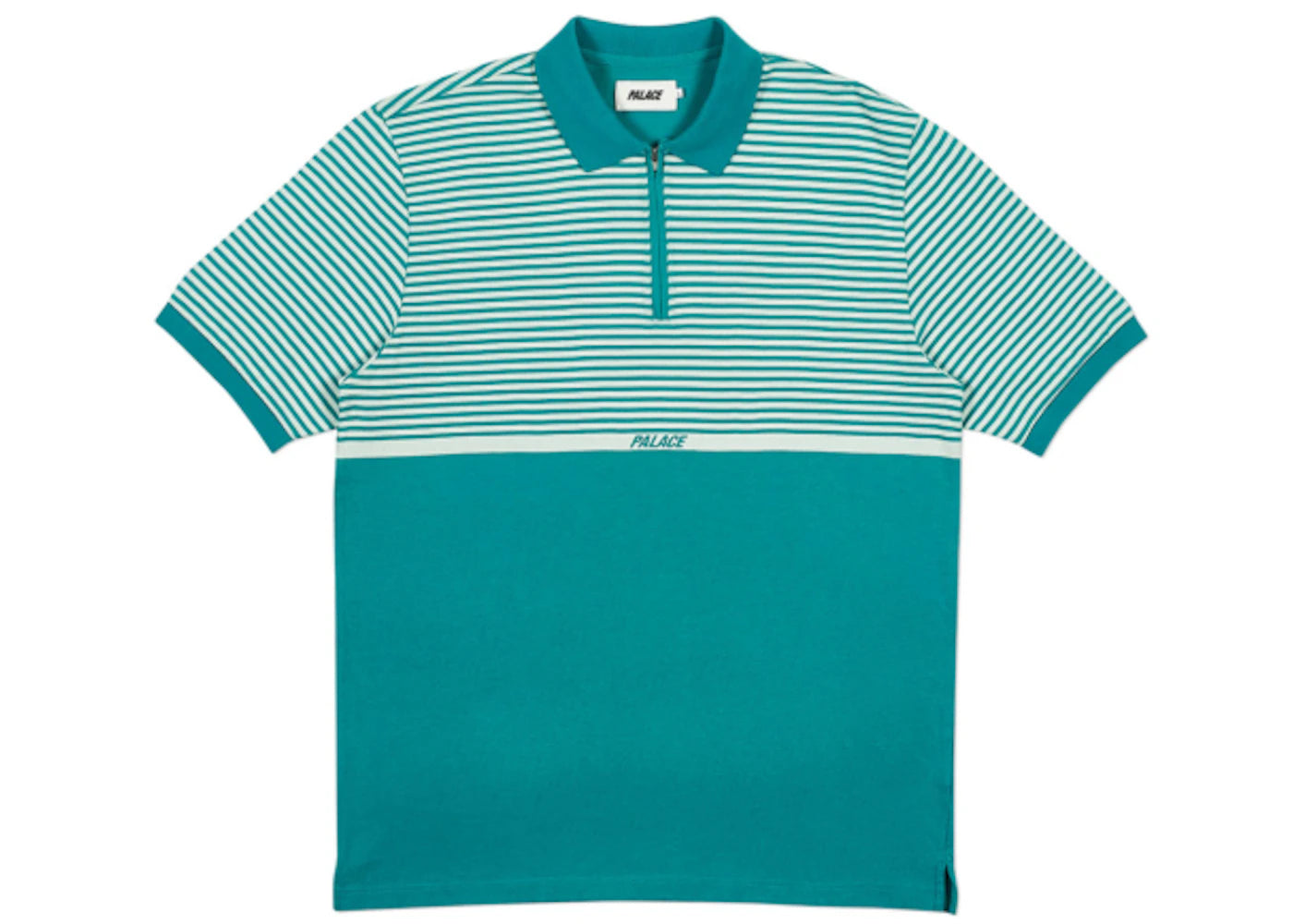 Palace H Stripe Polo Green