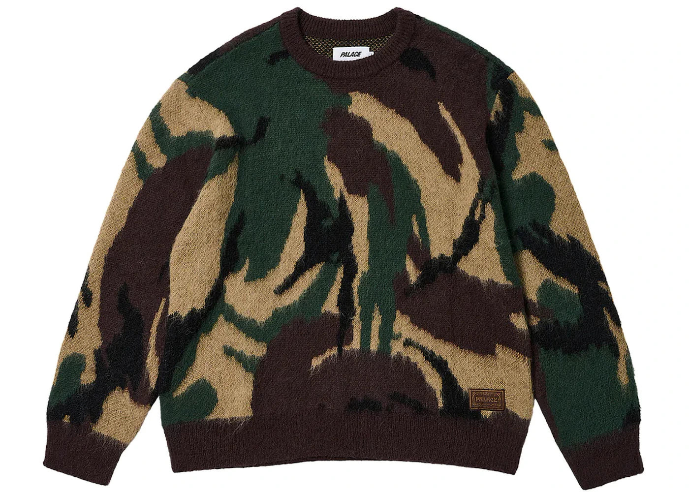 Palace Hairy Camo Knit Woodland