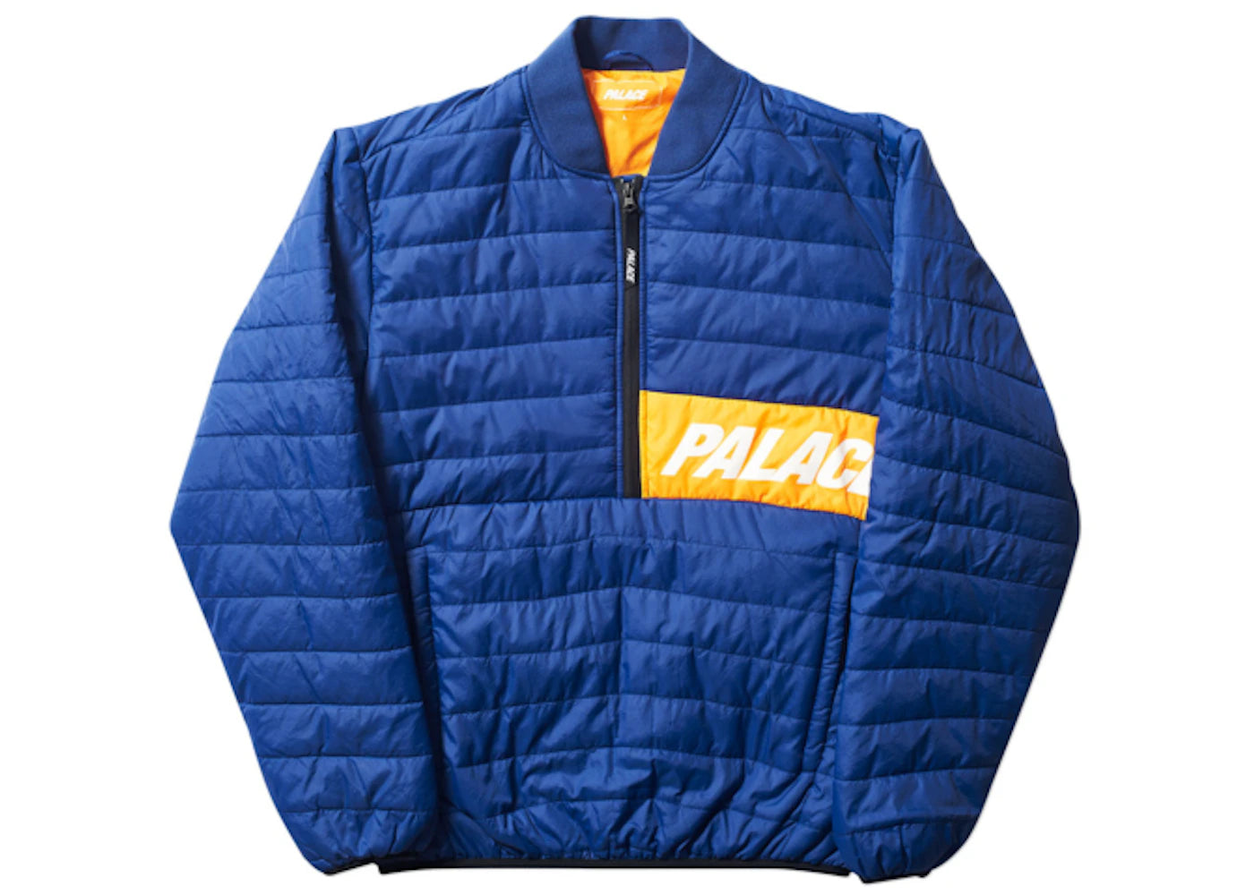 Palace Half Zip Packer Blue/Orange