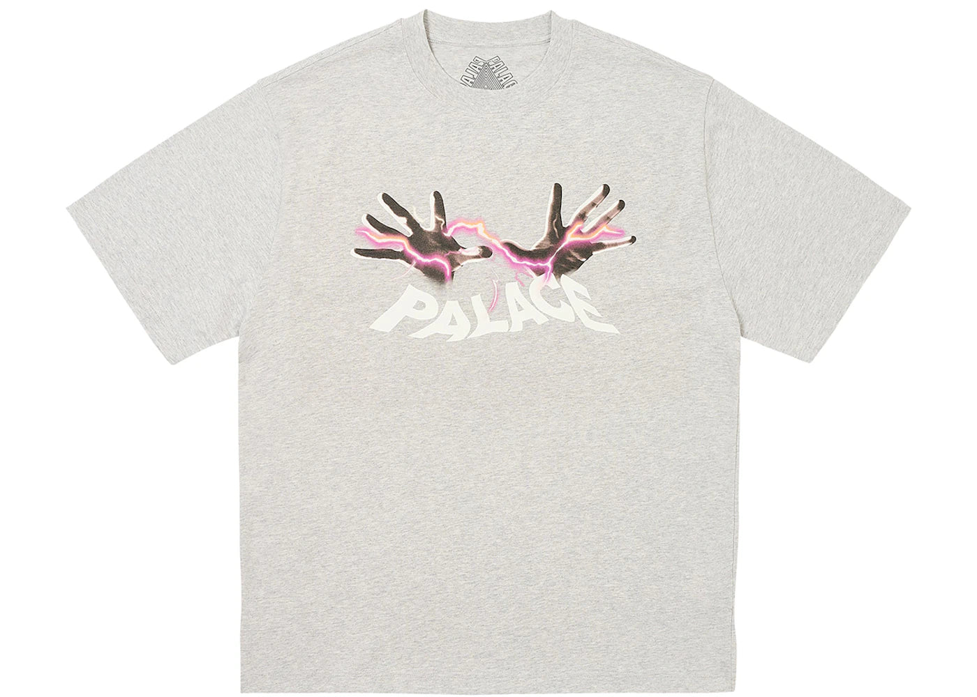 Palace Hands On T-Shirt Grey Marl