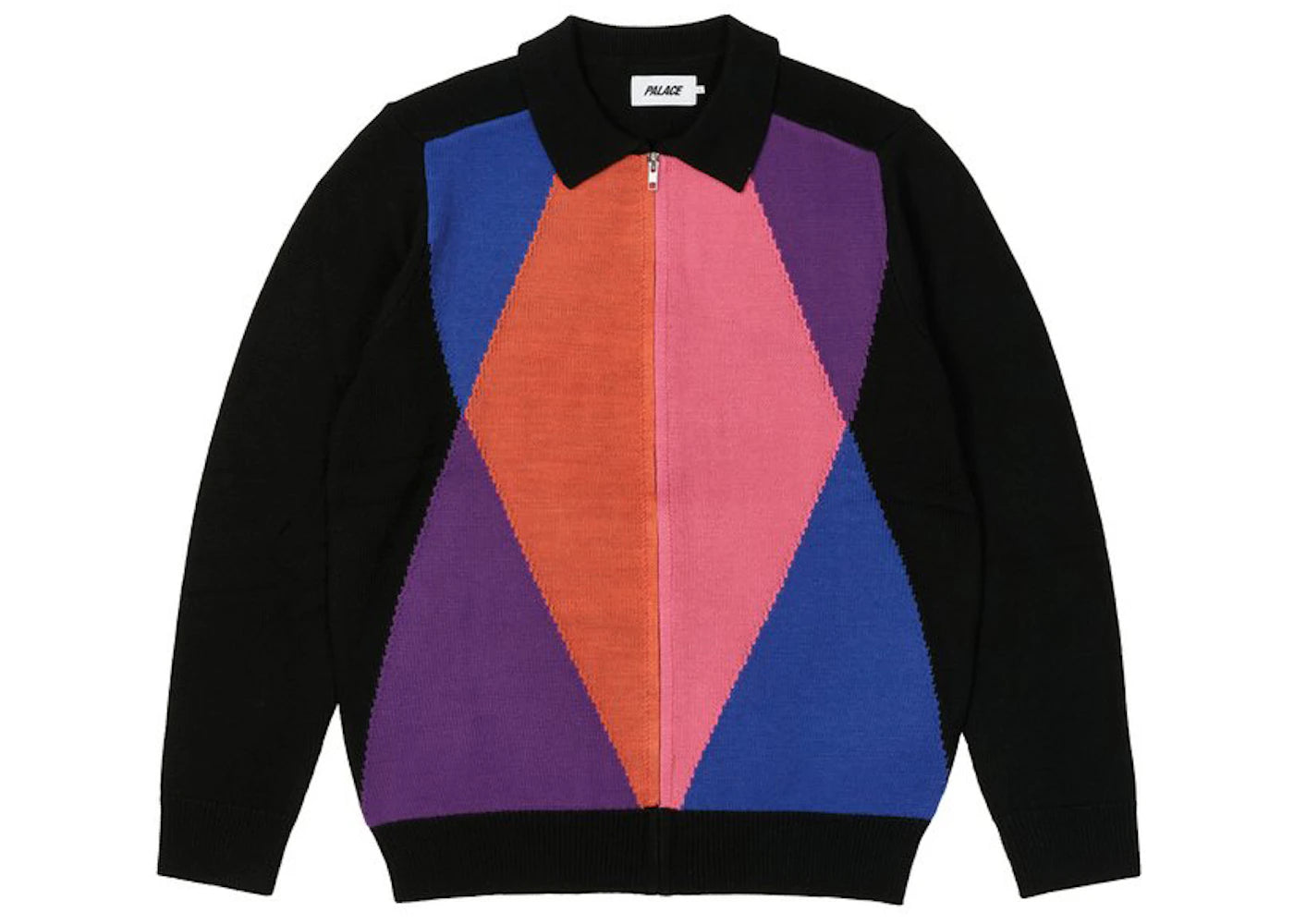 Palace Harlequin Knit Black