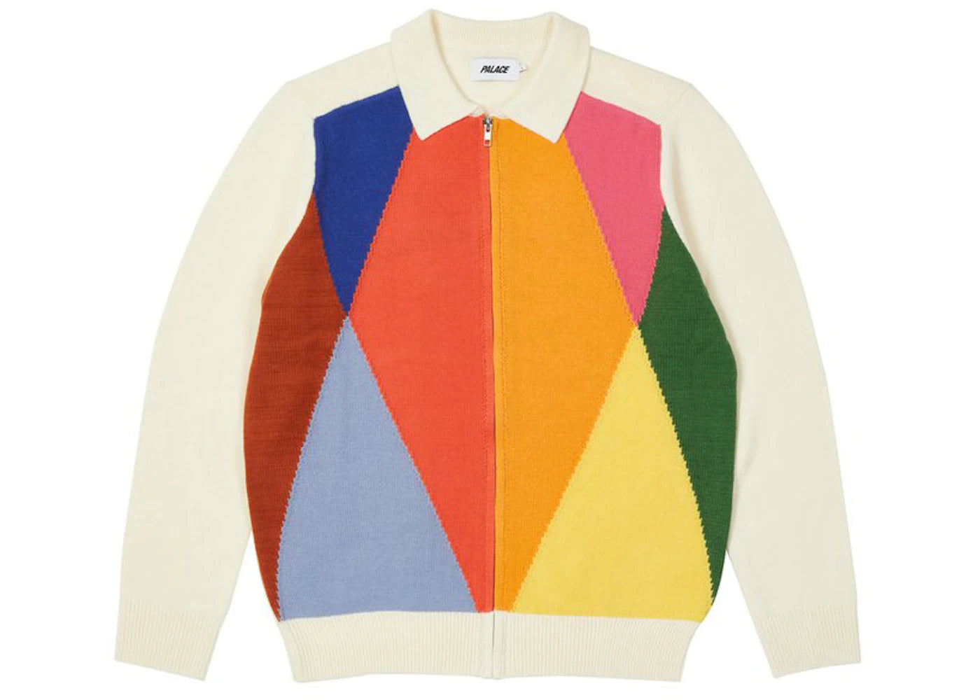 Palace Harlequin Knit White