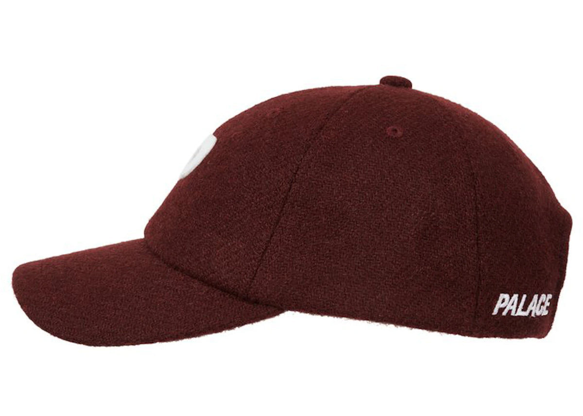 Palace Harris Tweed 6-Panel Maroon
