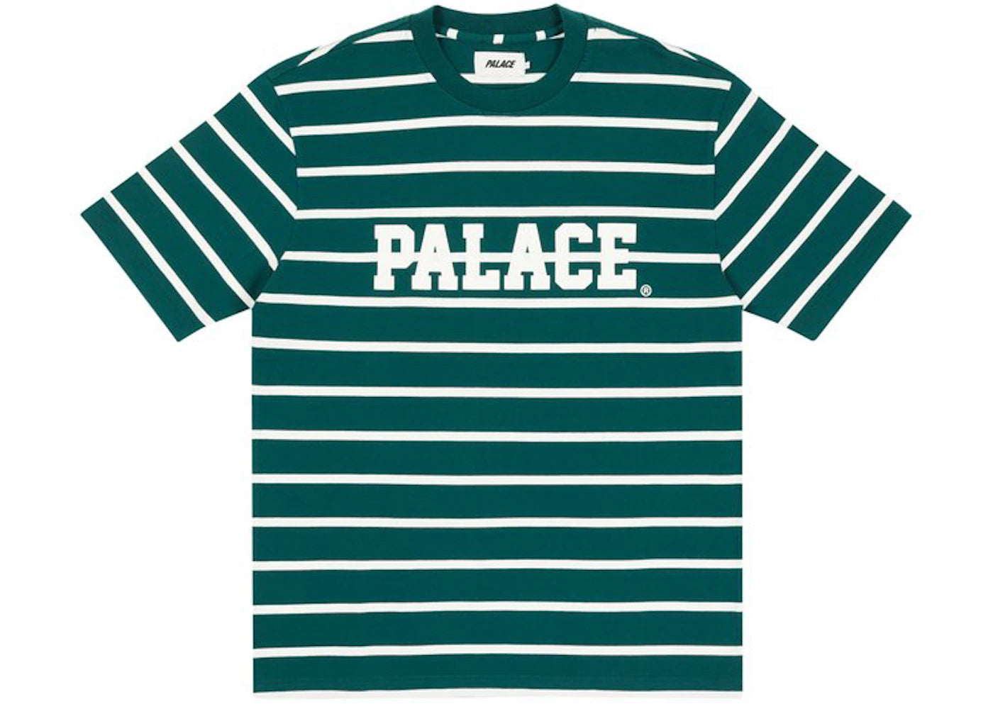 Palace Healthily Stripe T-shirt Green/White