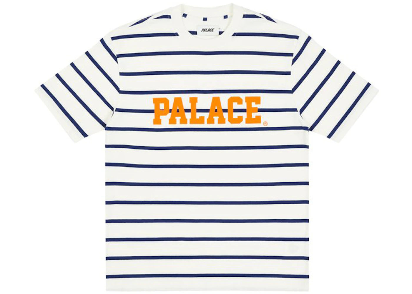 Palace Healthily Stripe T-shirt White/Blue