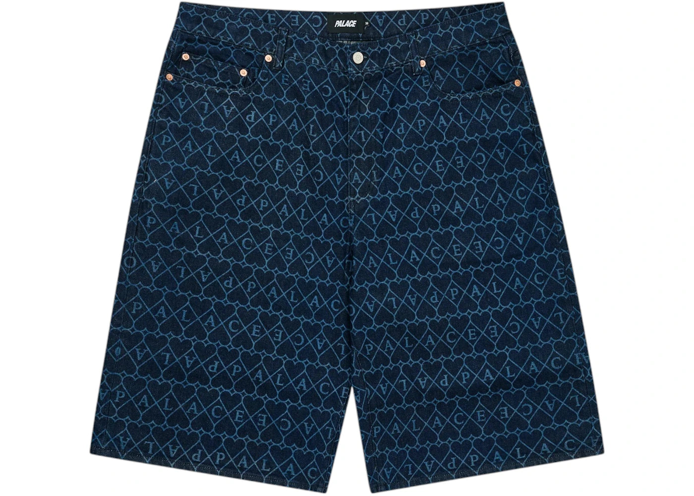 Palace Heart Denim Short Indigo