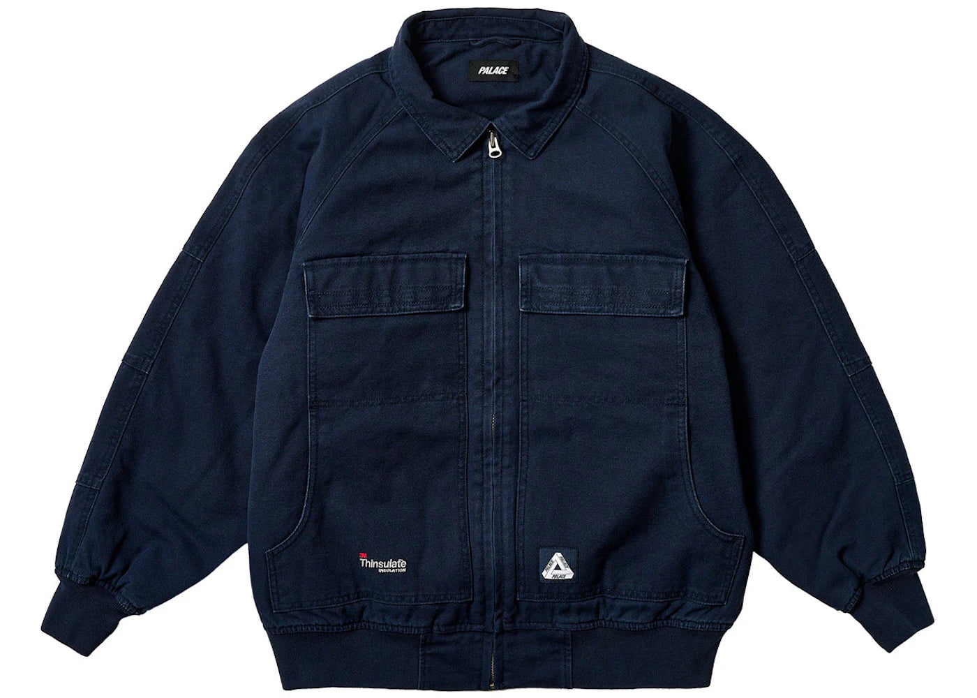 Palace Heavy Canvas Bomber Jacket Navy