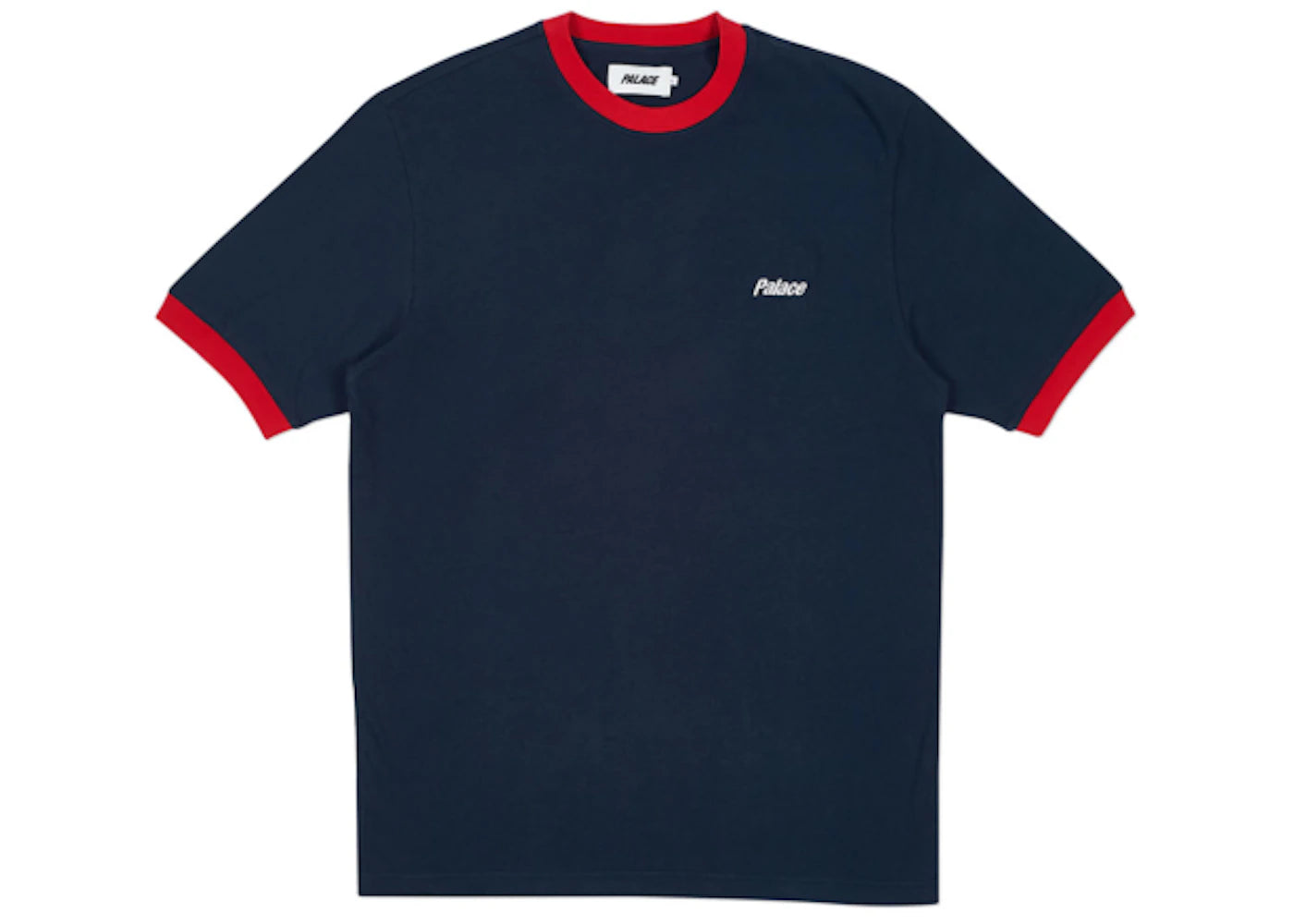 Palace Heavy Ringer T-shirt Navy/Red