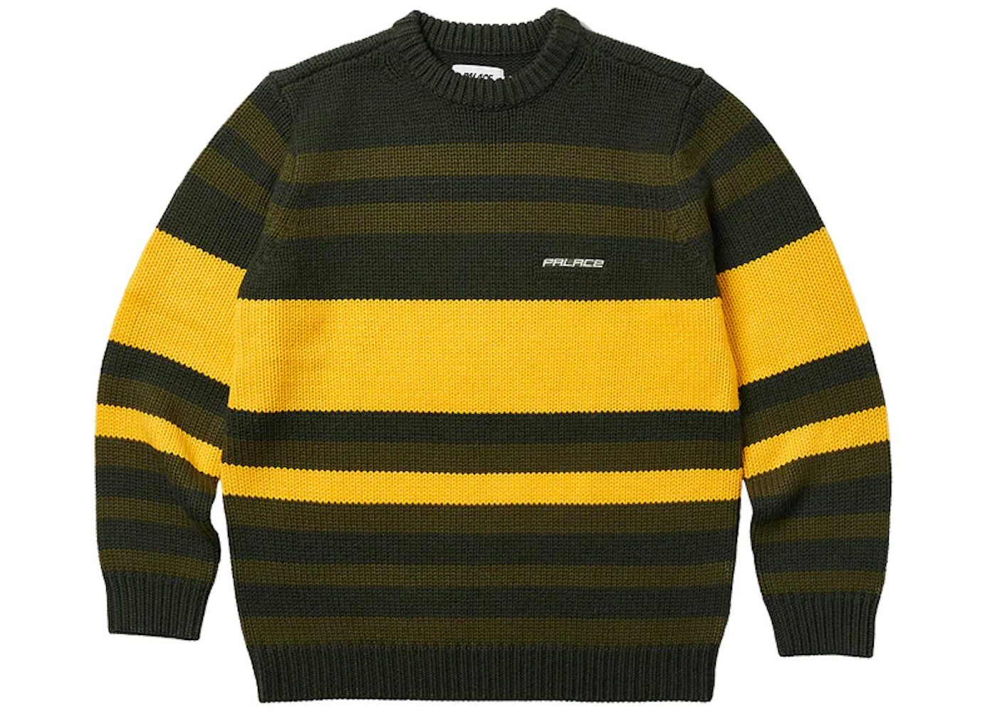 Palace Heavy Stripe Knit Green