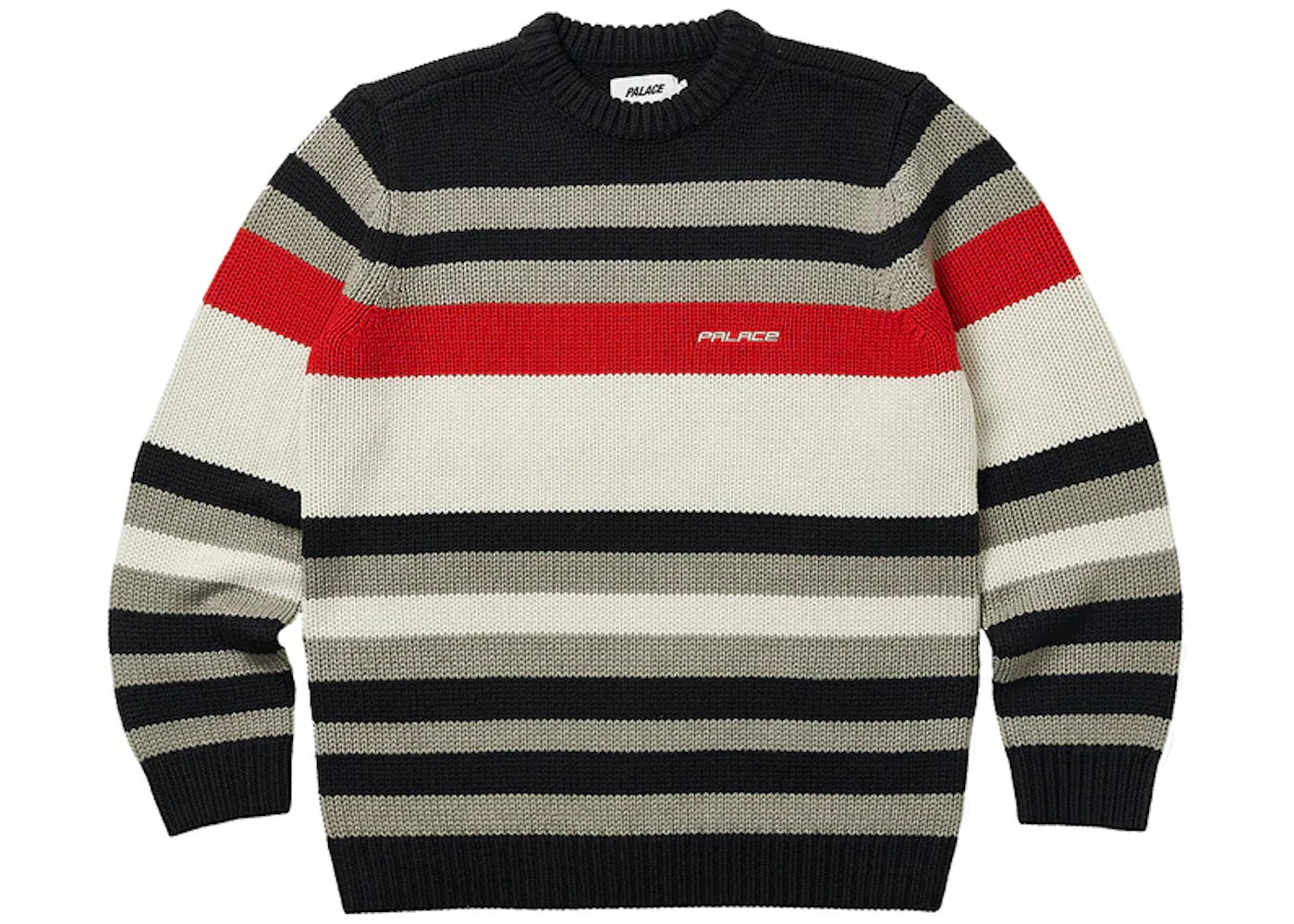 Palace Heavy Stripe Knit Navy