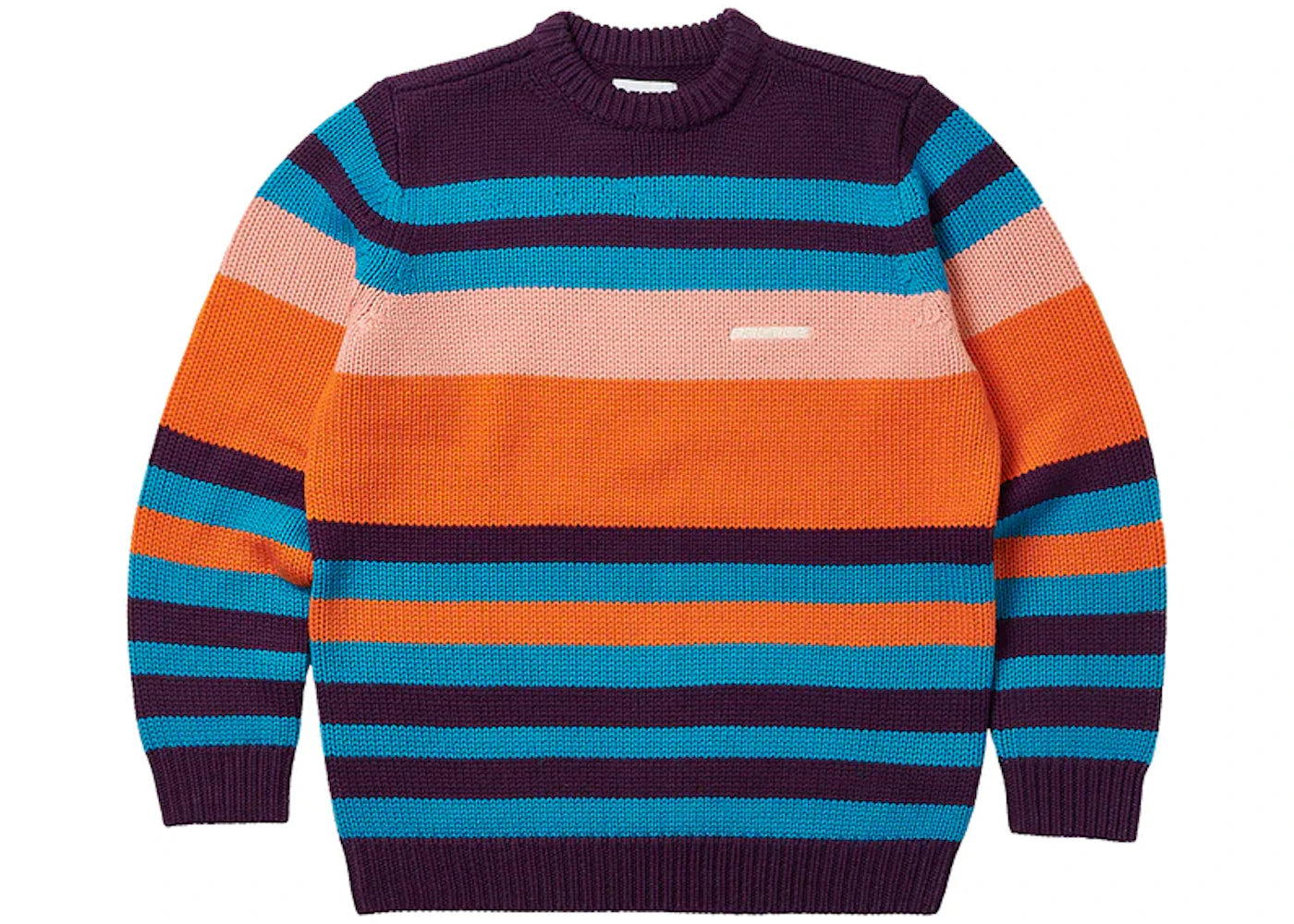 Palace Heavy Stripe Knit Orange