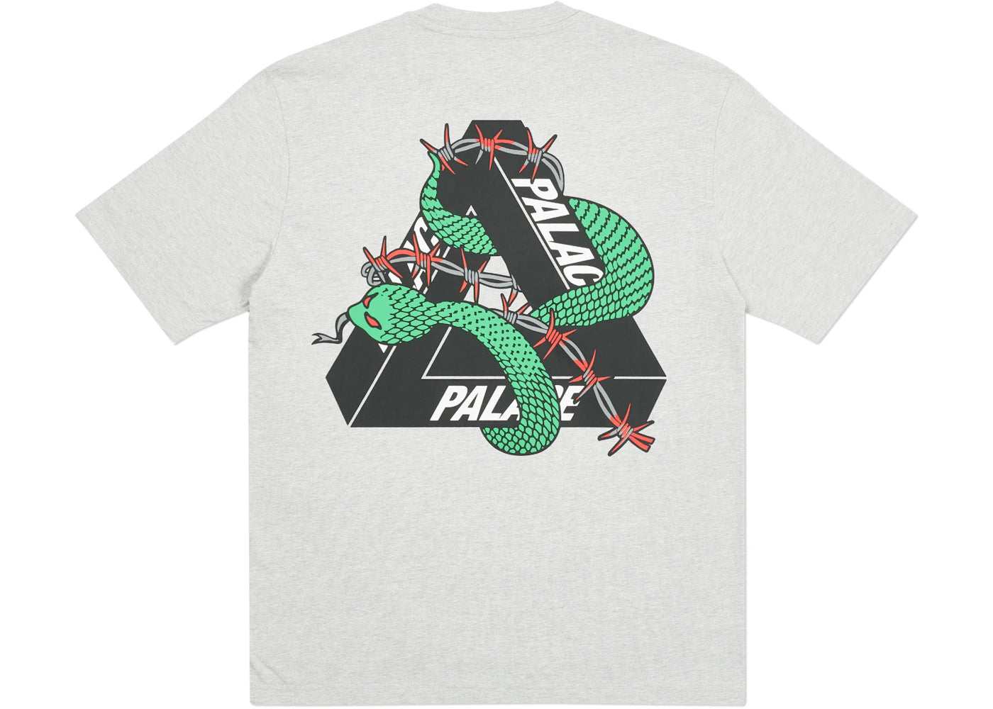 Palace Hesh Mit Fresh T-shirt Grey Marl