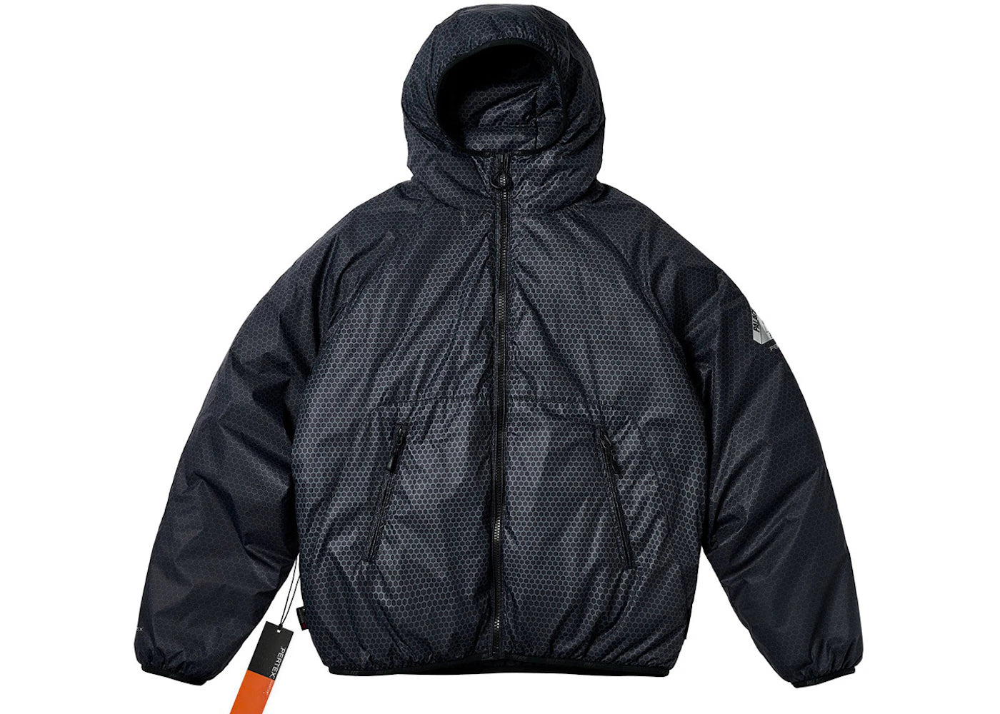 Palace Hexagon Pertex Quilted Jacket Black