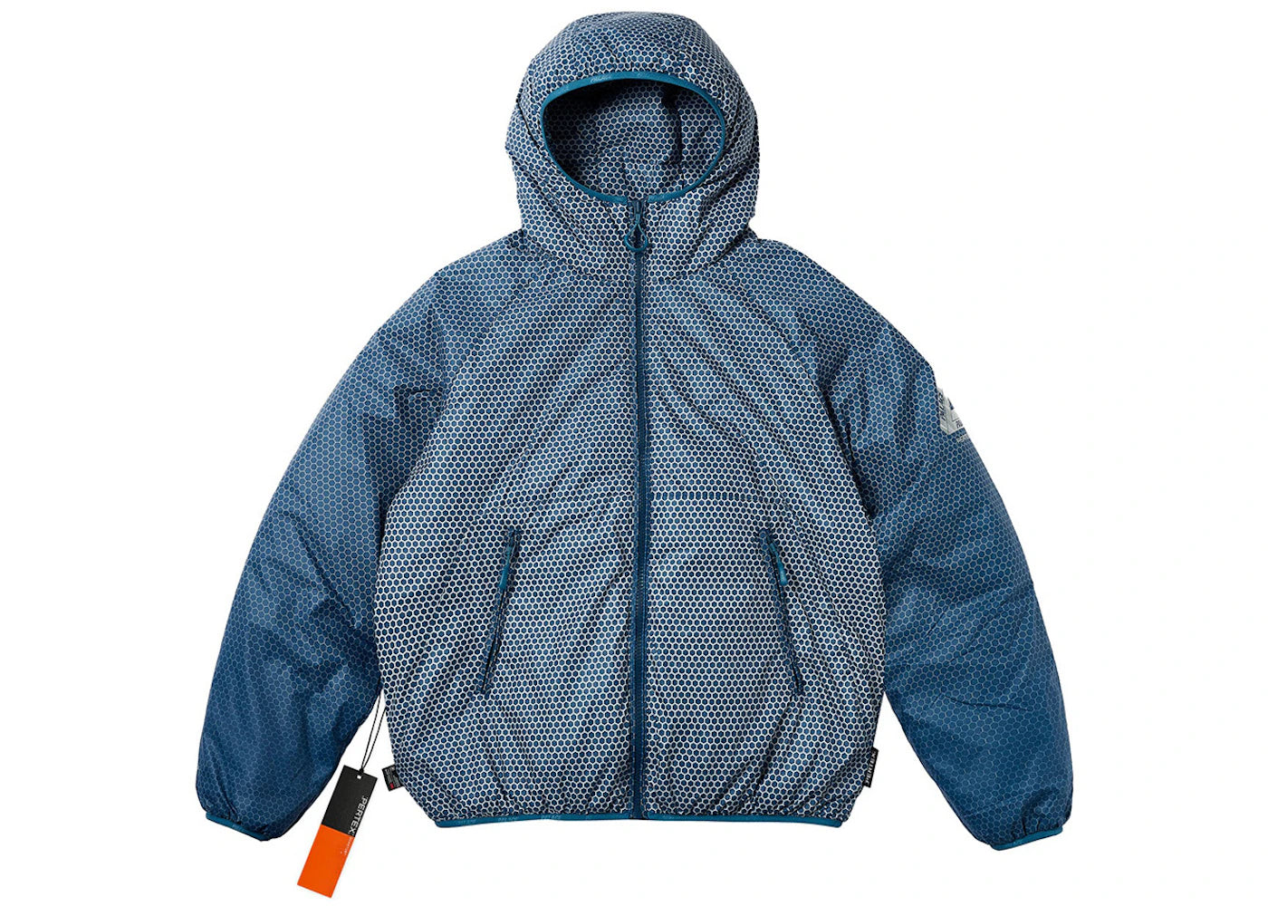 Palace Hexagon Pertex Quilted Jacket Blue