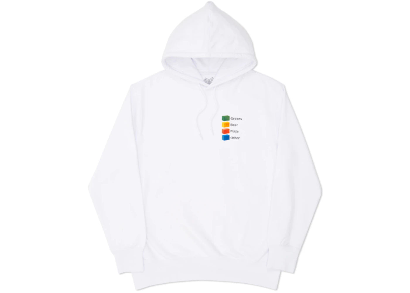 Palace Hi-Chart Hood White