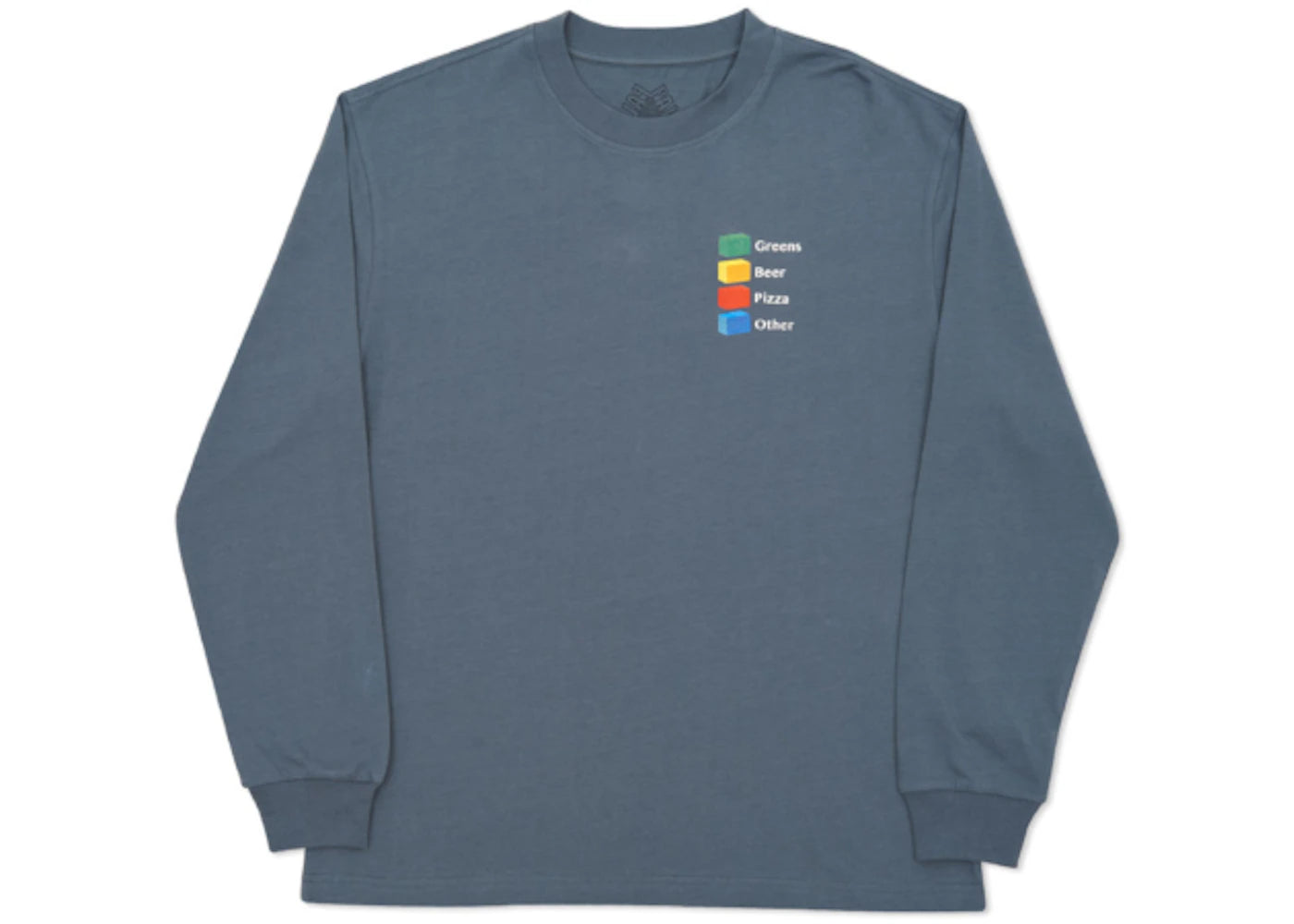 Palace Hi-Chart Longsleeve Grey