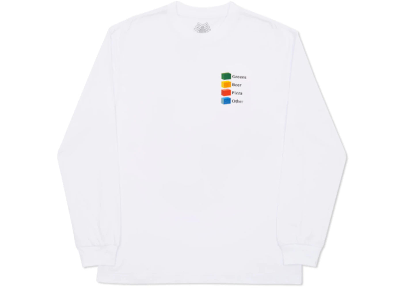 Palace Hi-Chart Longsleeve White