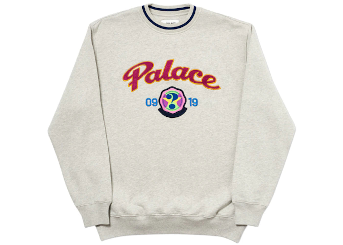 Palace Hi-Sport Crew Grey Marl