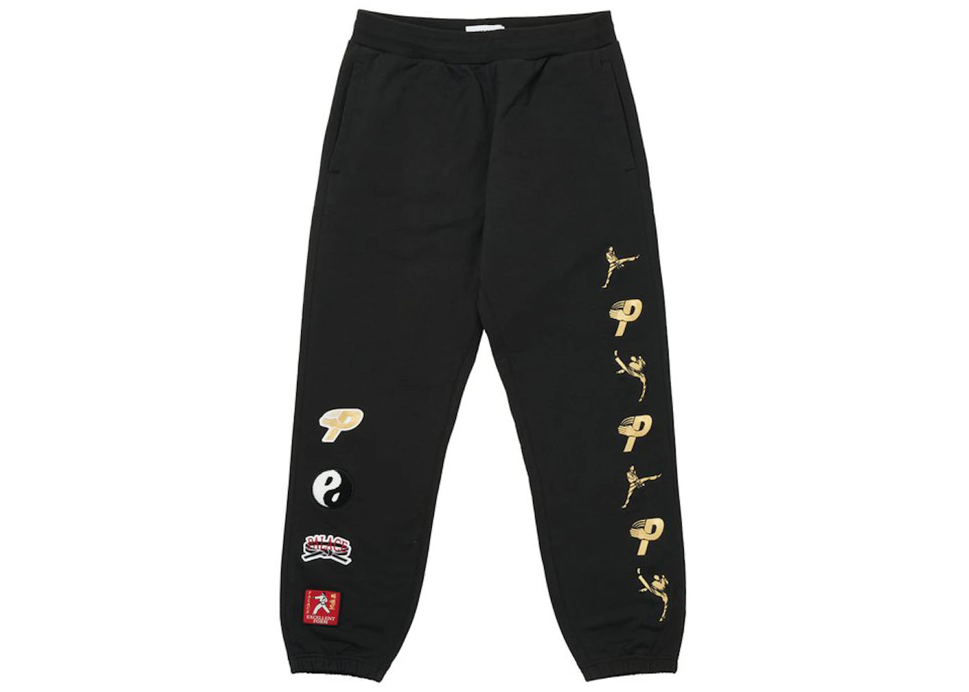 Palace High Kick Joggers Black