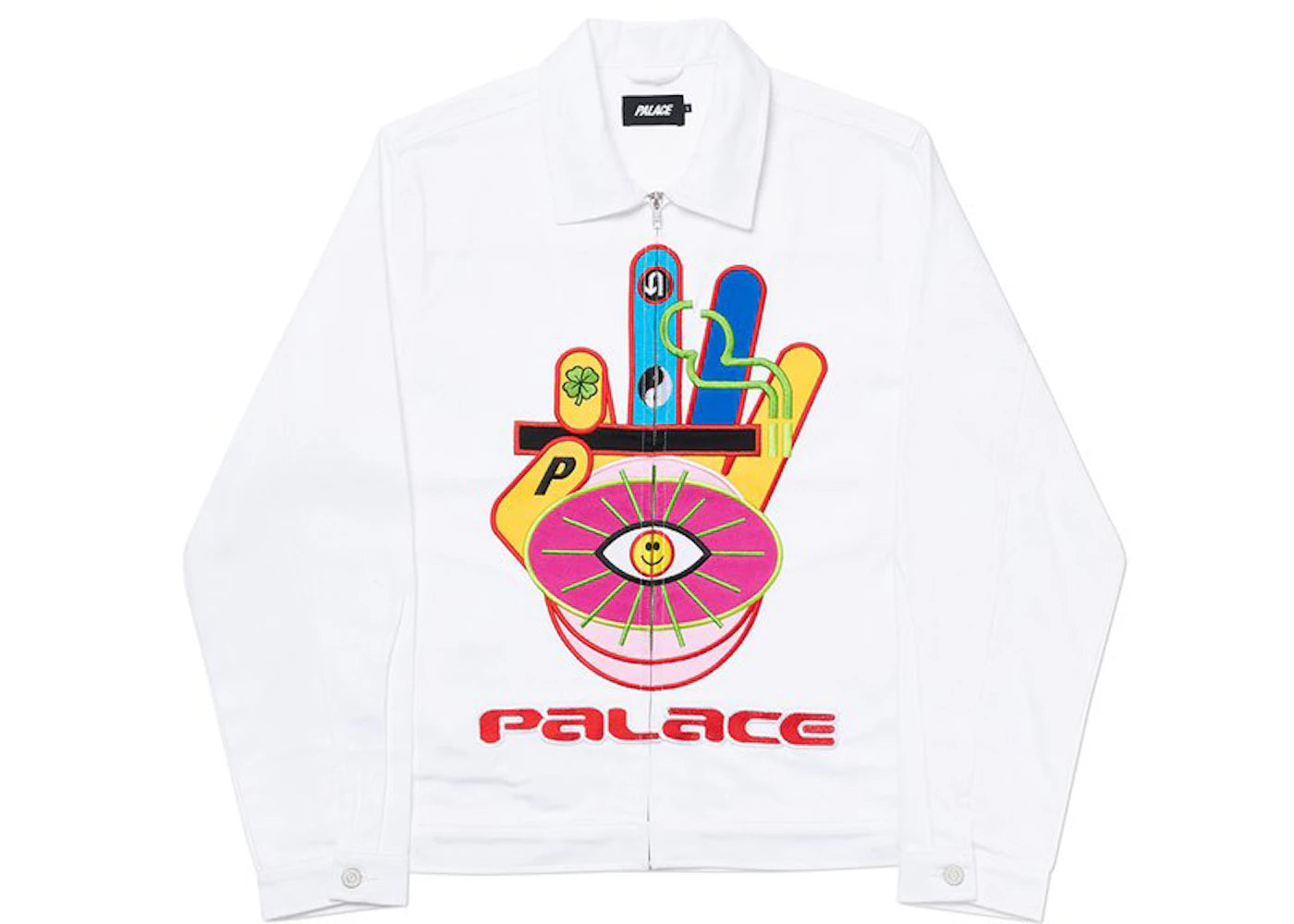 Palace Hippy Cig Jacket White