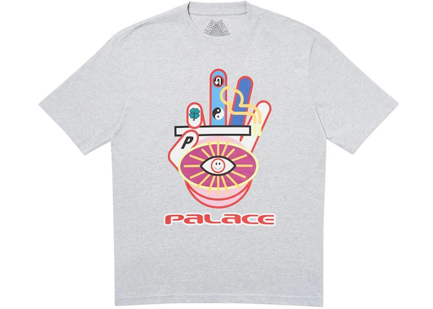 Palace Hippy Cig T-shirt Grey Marl