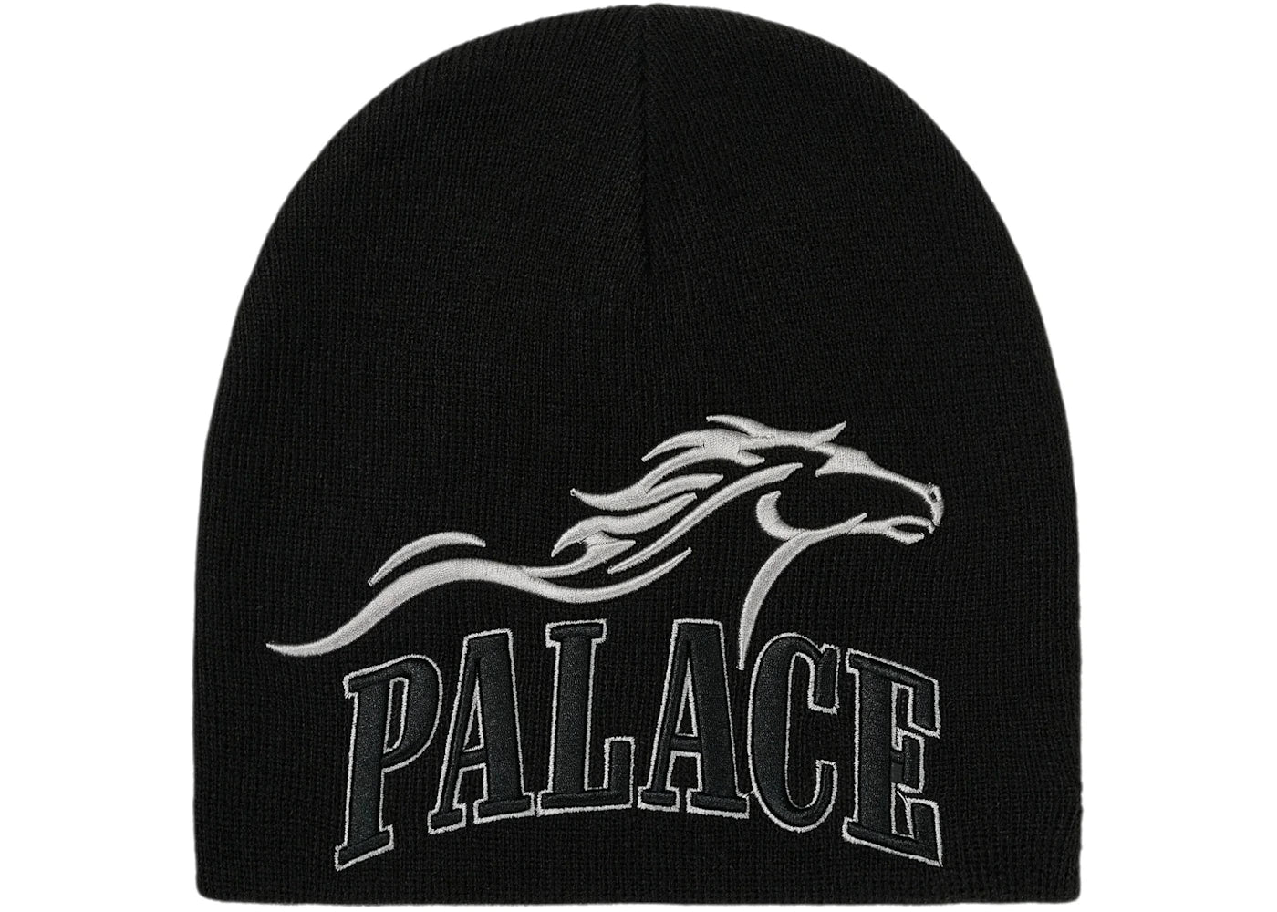 Palace Horsepower Nein Cuff Beanie Black