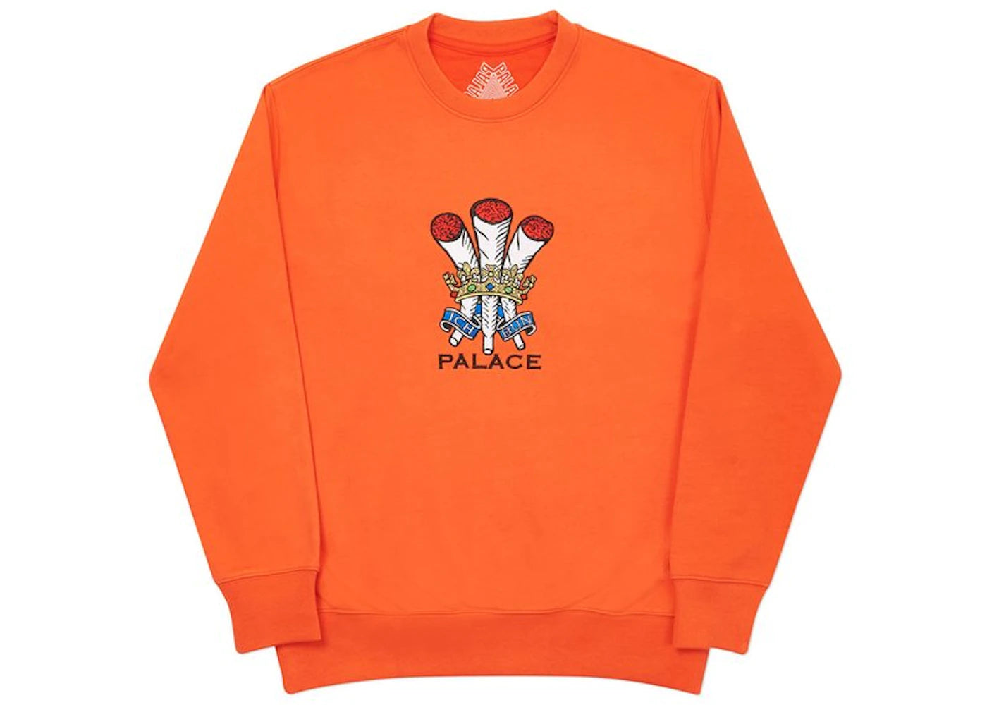 Palace Ich Bun Crew Dark Orange