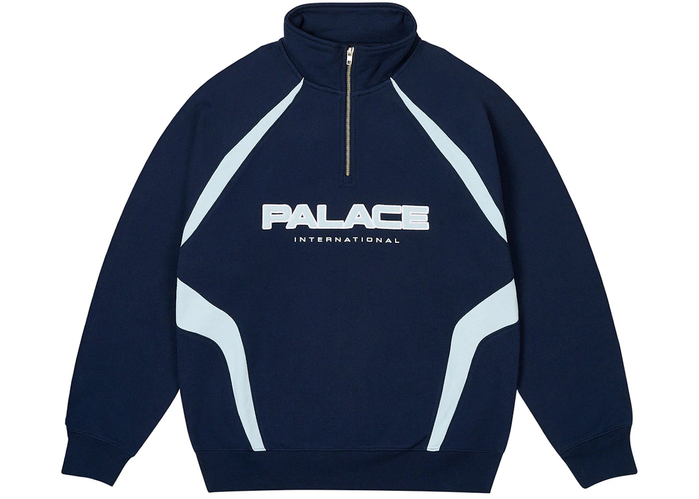 Palace International 1/4 Zip Navy