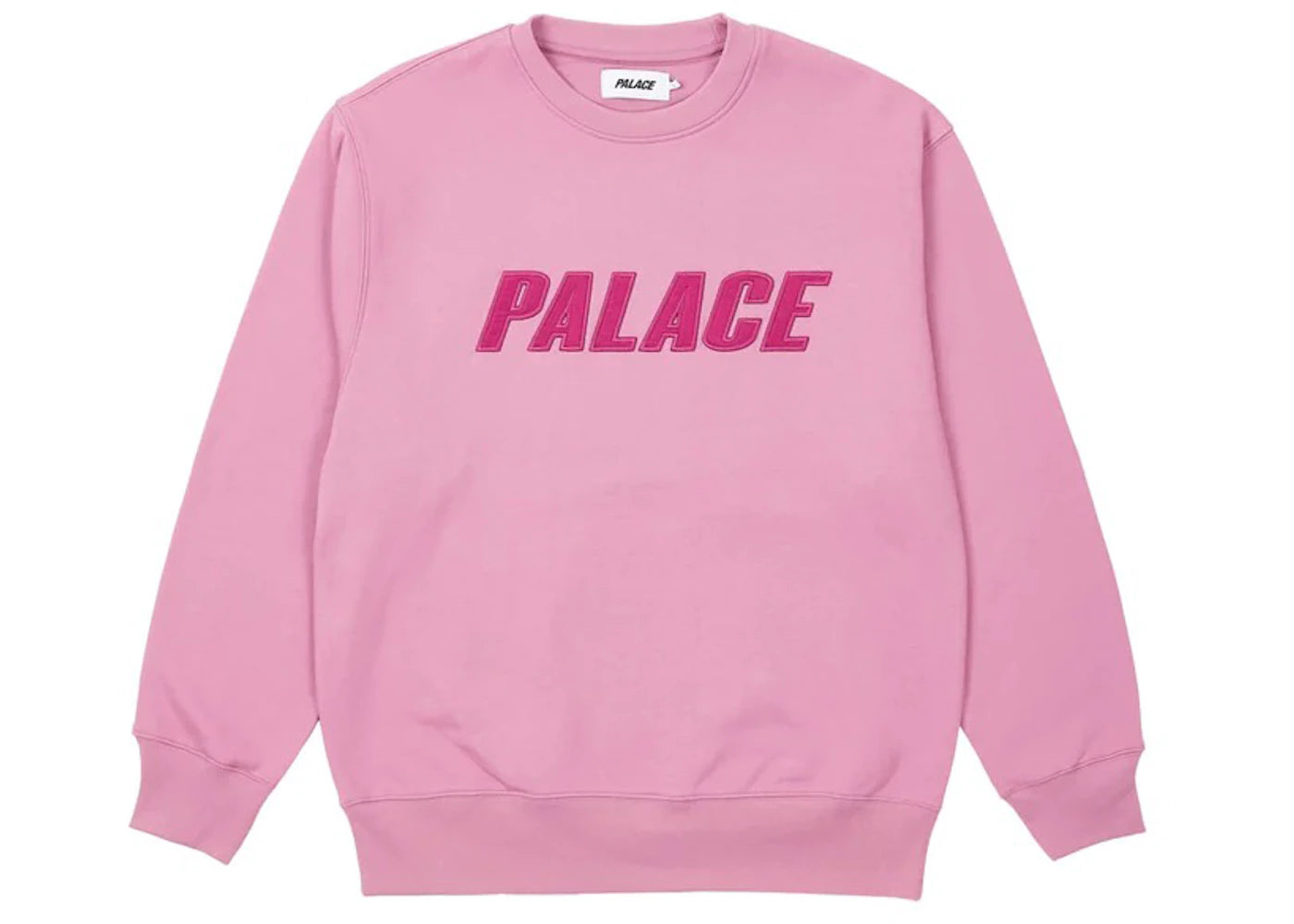 Palace Iridescent Applique Crew Ultra Mauve