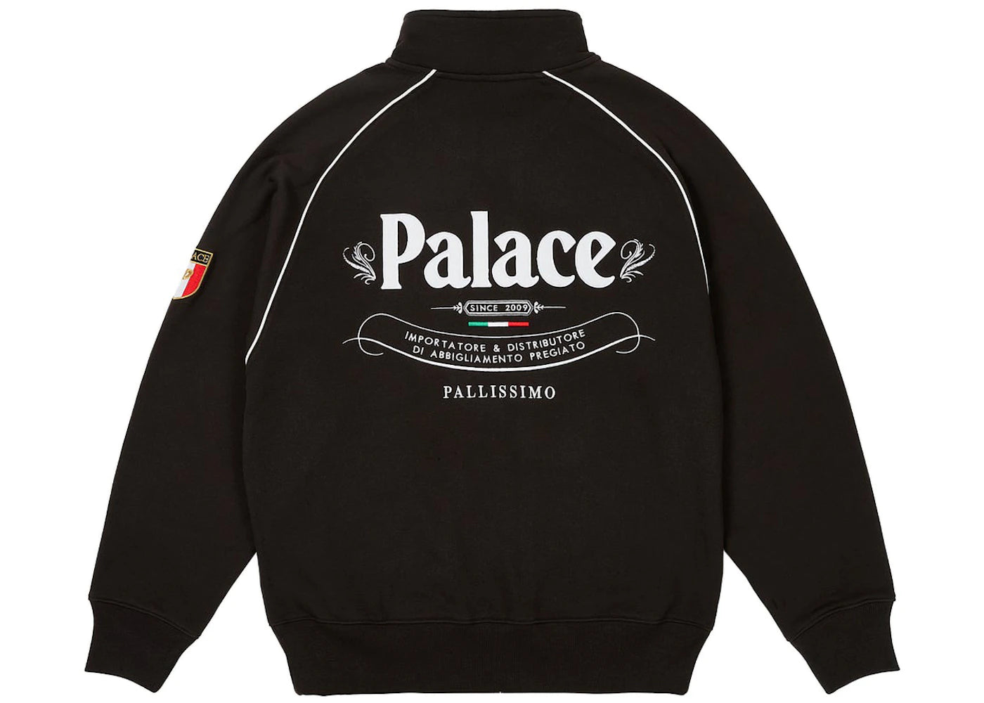 Palace Italia Zip Funnel Black