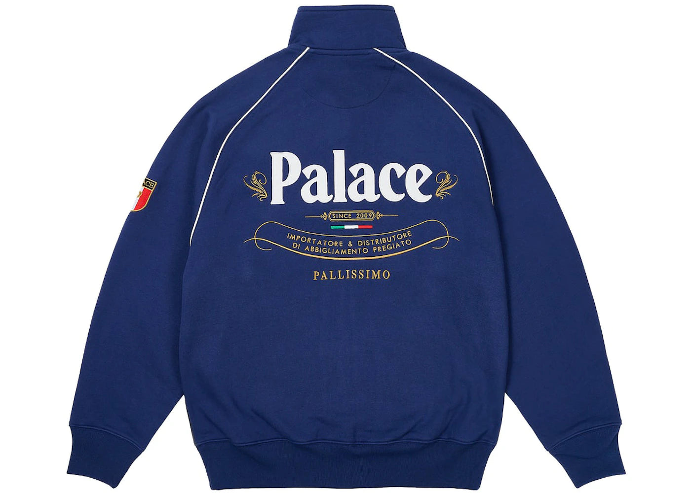 Palace Italia Zip Funnel Navy