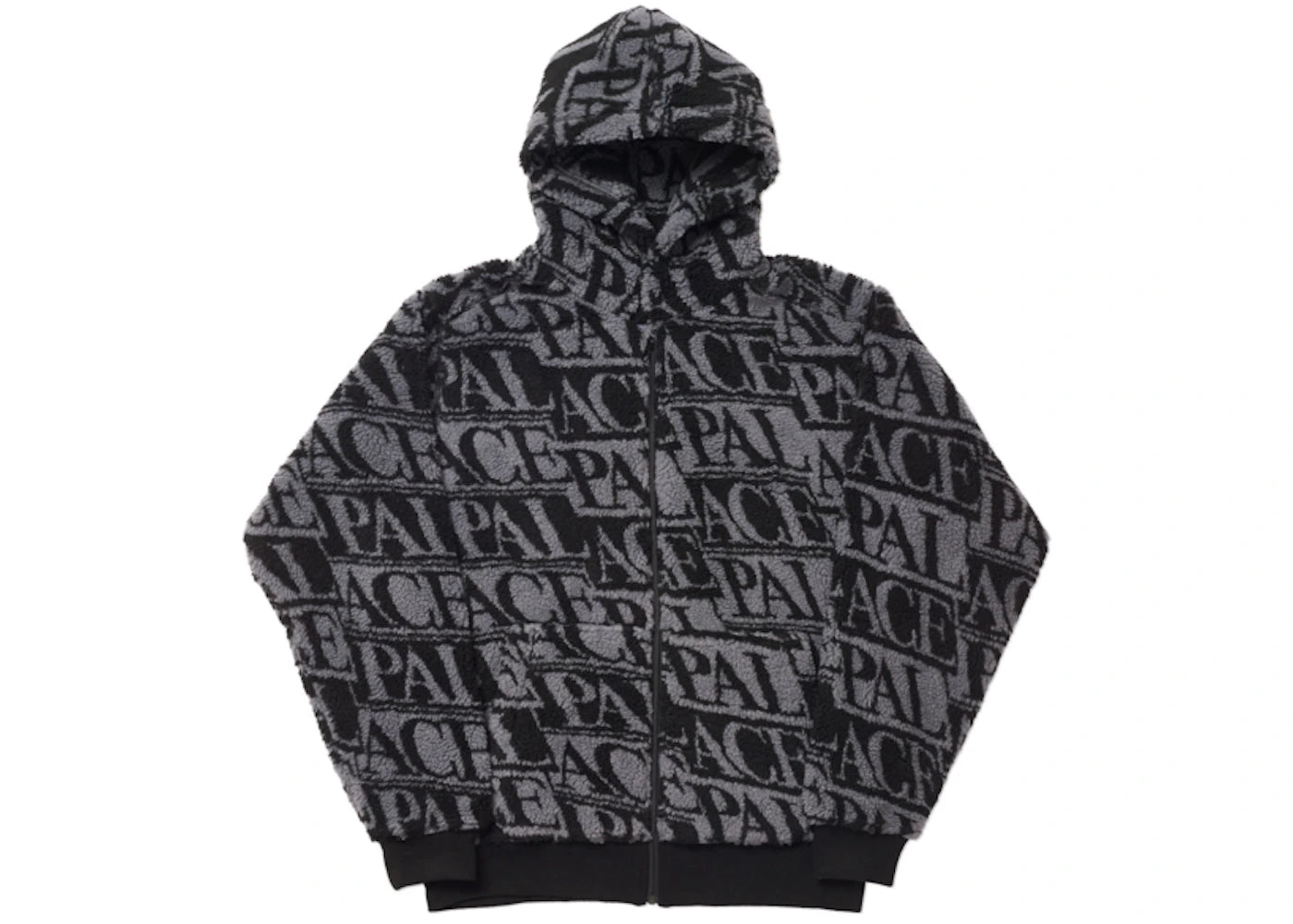 Palace J-Ard Fleece Jacket Black/Grey