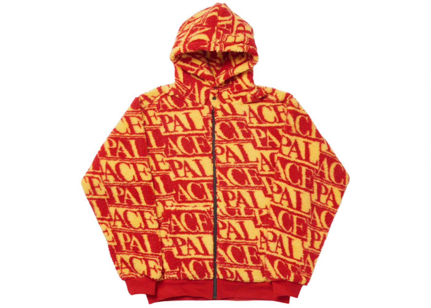 Palace J-Ard Fleece Jacket Red/Yellow