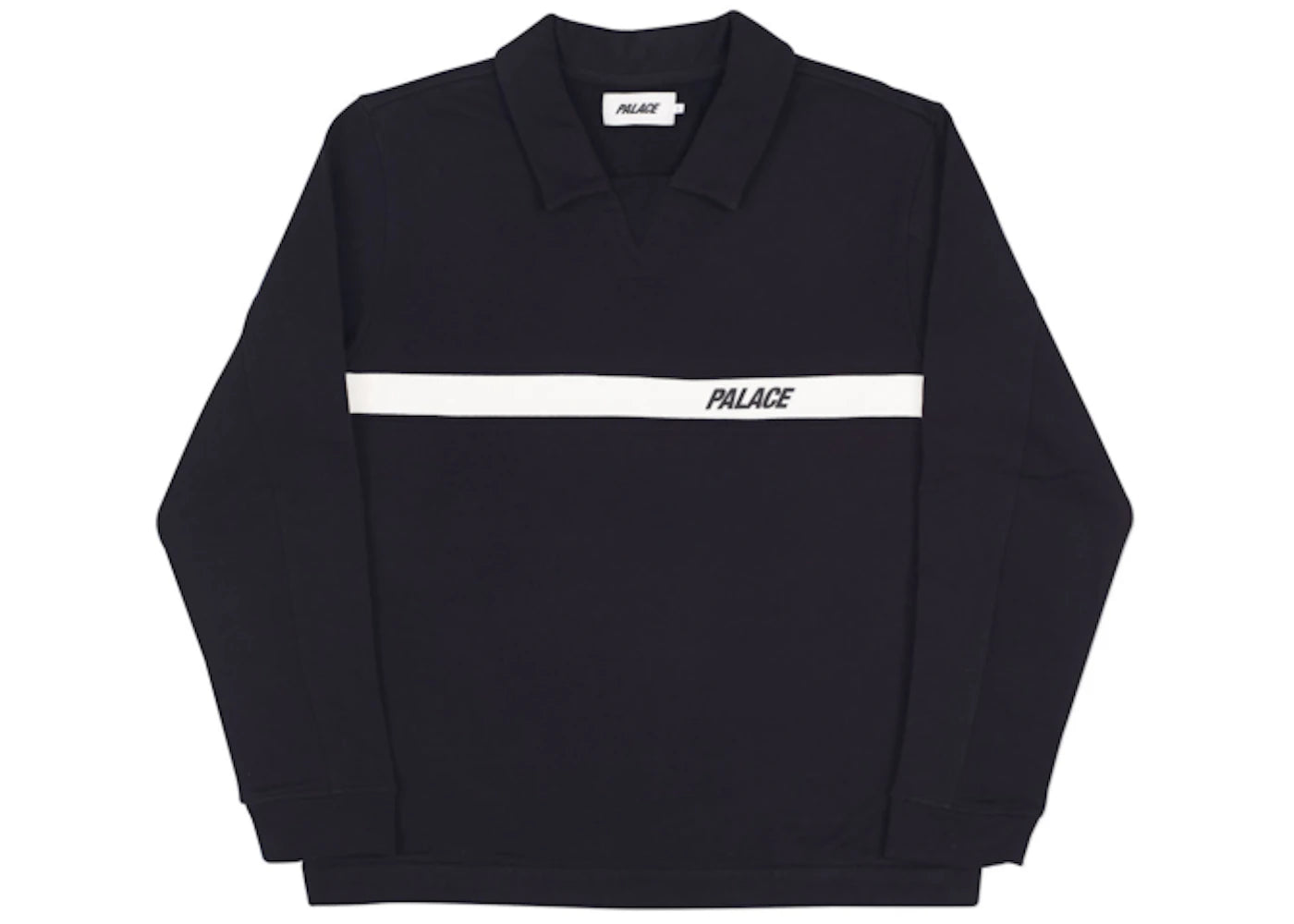 Palace Jersey Drill Top Black/White