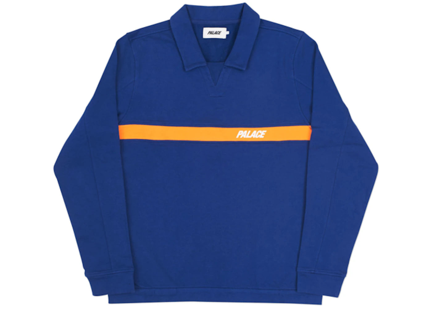 Palace Jersey Drill Top Blue/Orange