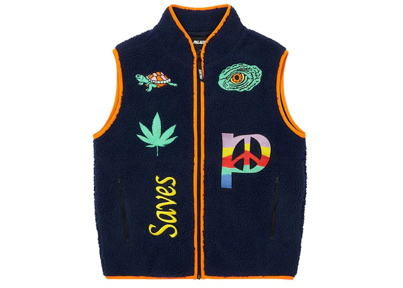 Palace Jesus Gilet Navy