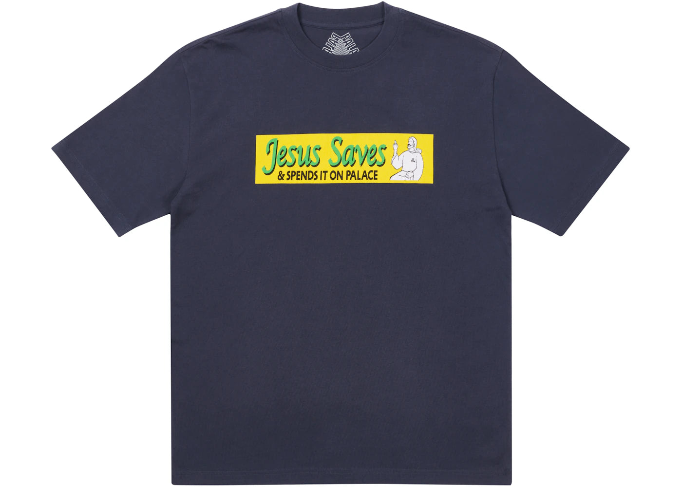 Palace Jesus Saves T-shirt Navy