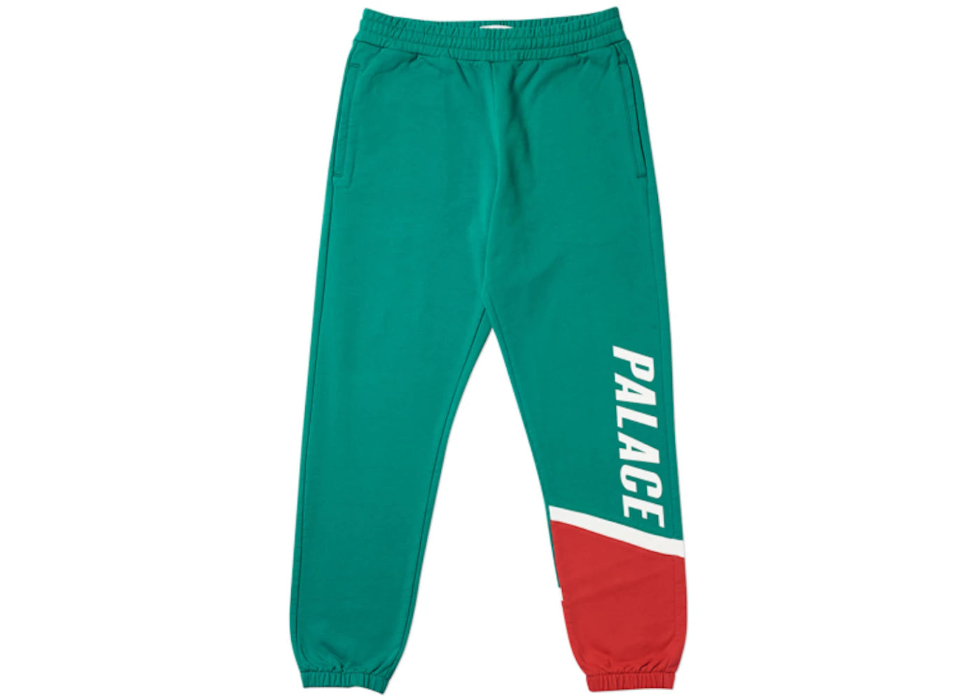 Palace Jogger Pant White/Green/Red