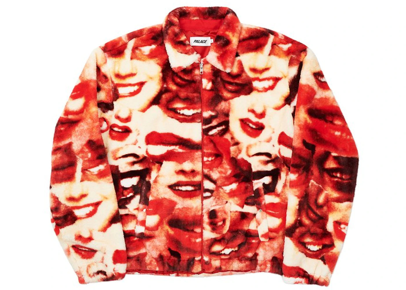 Palace John & Molly Mouf Zip Jacket Red