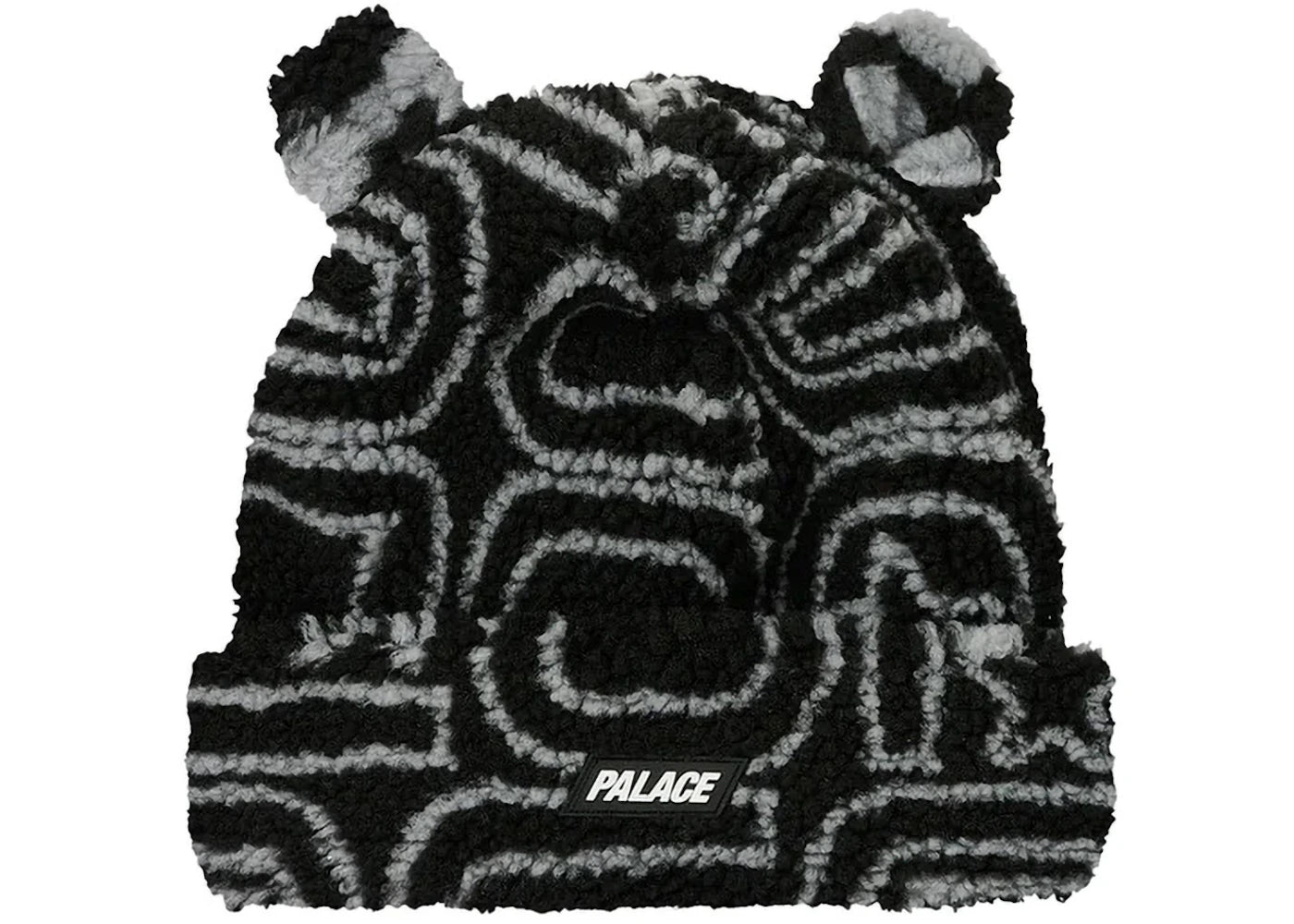Palace Joyrex Fleece Ears Beanie Black