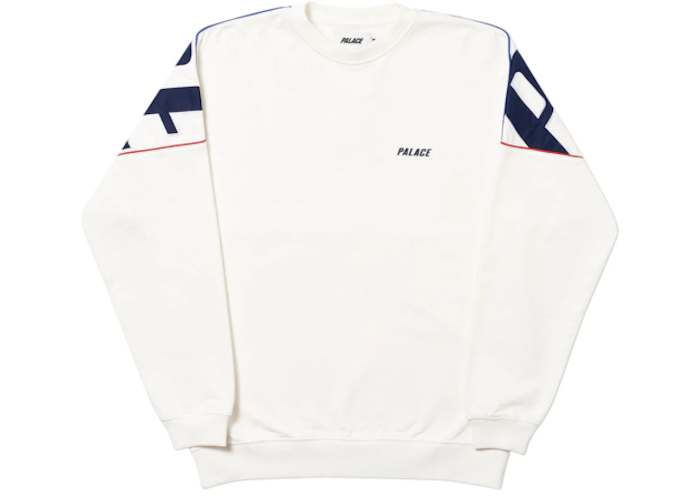 Palace Jumbo Drop Crew White